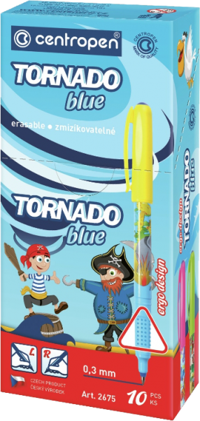 Pióro kulkowe Tornado Blue 2675