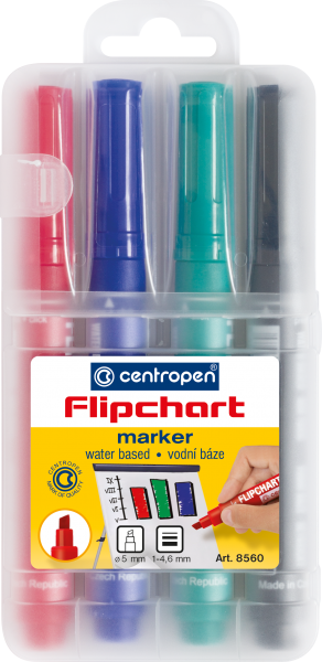 Zestaw markerów do flipchartu Flipchart 8560