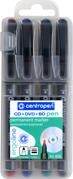 Zestaw markerów CD/DVD/BD - Pen 4606